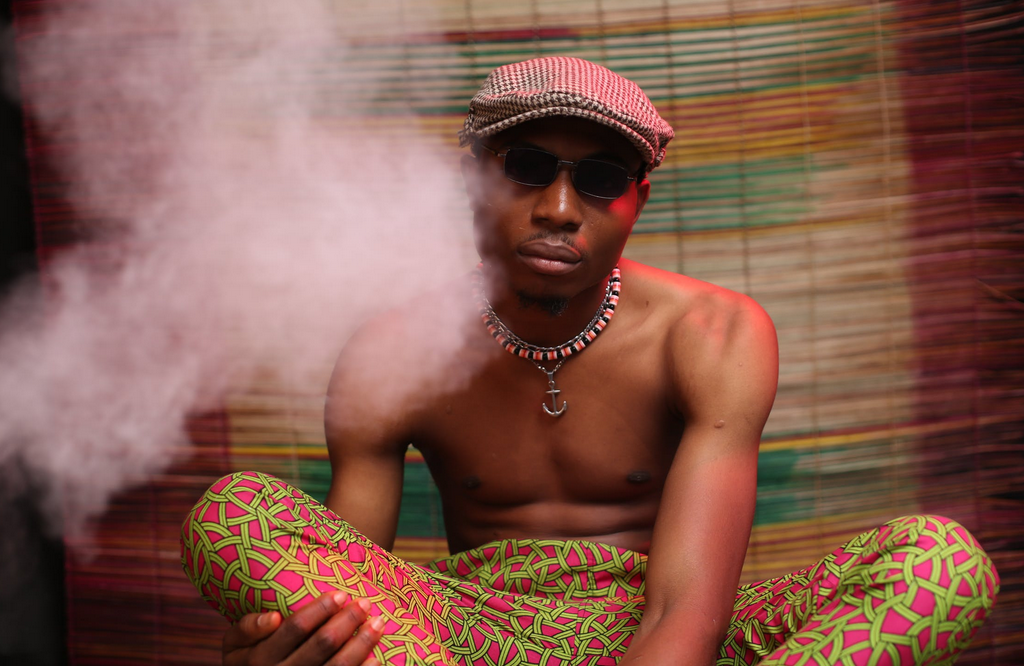 artist smoking weed